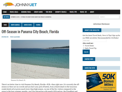 Off-Season in Panama City Beach, Florida